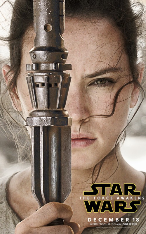 Rey Star Wars Movie Poster (#2926694) - HD Wallpaper & Backgrounds Download