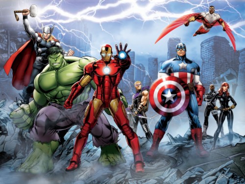 Xxl Photo Wallpaper Mural Marvel The Avengers Hulk - Painel Para Festa ...