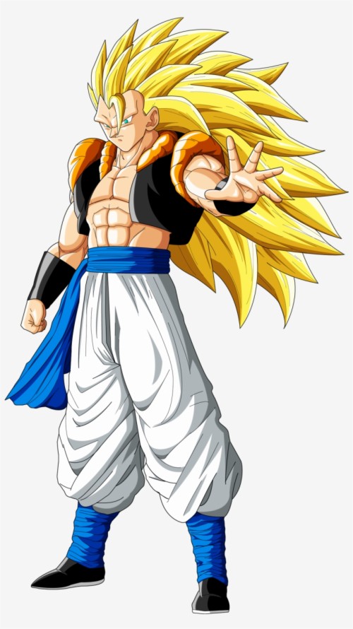 Gogeta Transparent Dragon Ball Z Character - Super Saiyan Blue 3 Gogeta ...