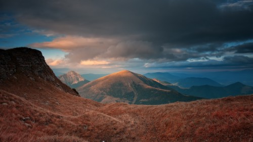 Wallpaper Mountains, Hill, Dark - Dark Wallpaper Mountain (#1864404 ...