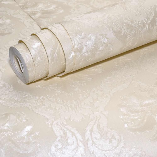 Textured Arthouse Vintage Italian Heavyweight Vinyl - Gold Damask ...