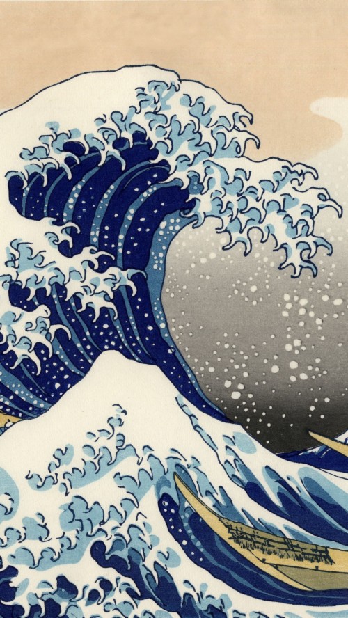 Download Download The The Great Wave Negative Wallpaper, The - Great ...