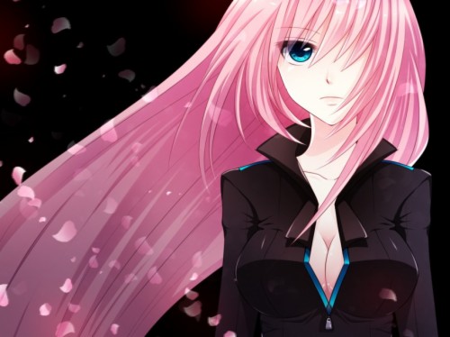 Vocaloid Megurine Luka Pink Hair Blue Eyes Wallpaper Anime With