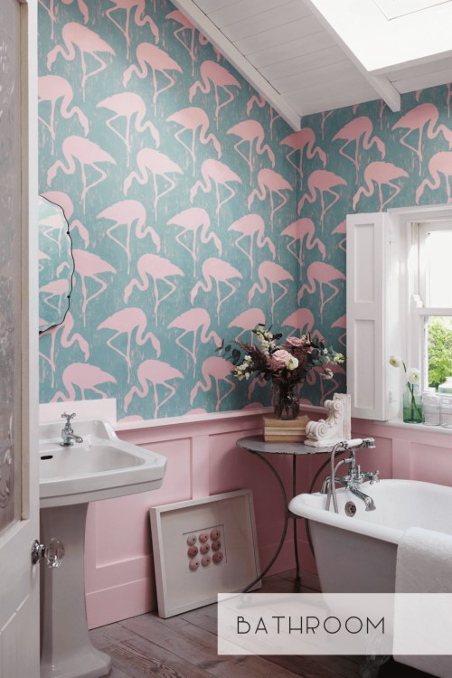 Wallpaper And Wainscoting Ideas - Quirky Wallpaper For Toilet (#1145581