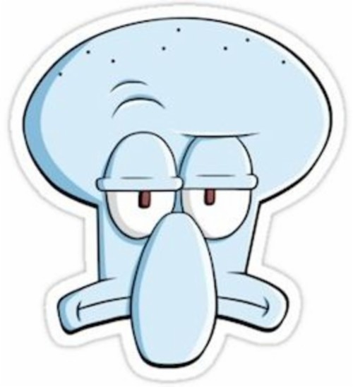 Handsome Squidward Clipart - Handsome Squidward Png (#1154948) - HD