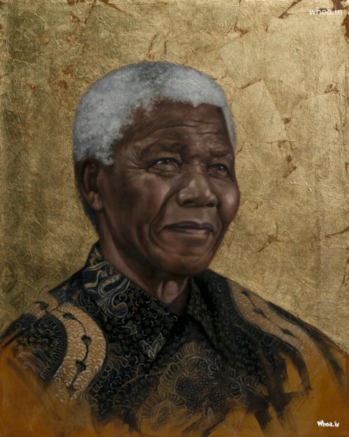 Nelson Mandela Creative Painting - Nelson Mandela (#1164072) - HD ...