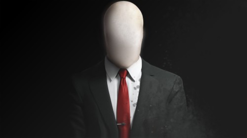 Slender Man Red Tie 1211212 Hd Wallpaper Backgrounds Download