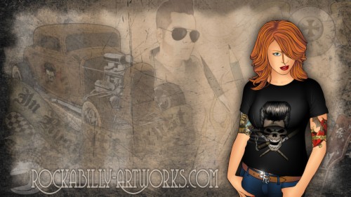 Rockabilly Wallpaper (#1211392) - HD Wallpaper & Backgrounds Download