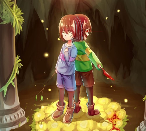 トップ 100 Undertale 壁紙 Chara さかななみ