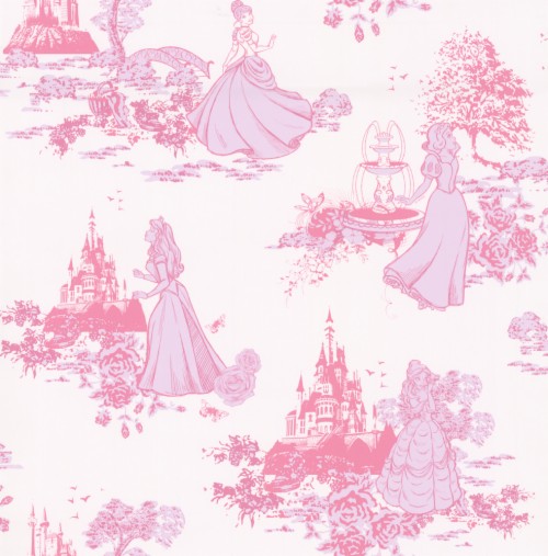 Disney Princess Toile (#133459) - HD Wallpaper & Backgrounds Download