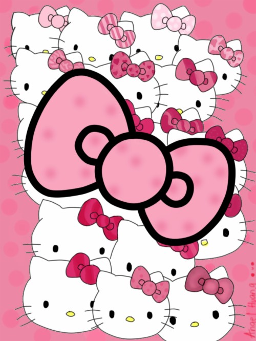 Hello Kitty Tapis Love Rose - Hello Kitty Pink Love (#257638) - HD ...