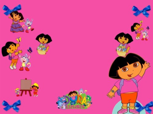 Vosvos Dora Wallpapers - Dora The Explorer Grown Up Pink Background ...