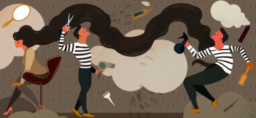 Design Wallpapers For Hair Salons Etc Illustration 1306157