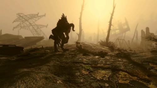 fallout 4 deathclaw hd wallpaper