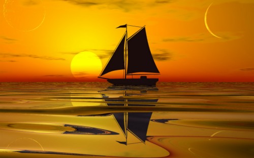 Sailboat High Resolution (#1365807) - HD Wallpaper & Backgrounds Download