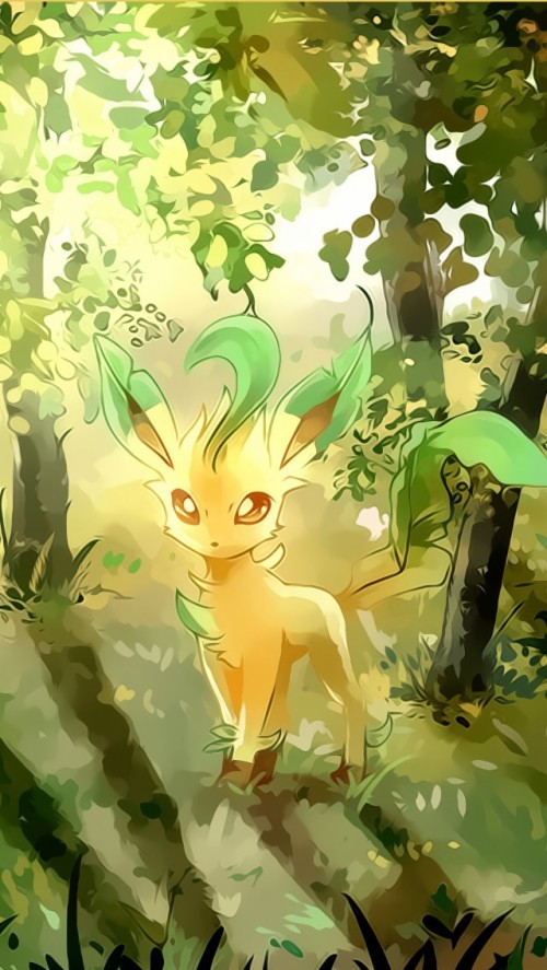 Princess Leafeon Digital Painting By Tsaoshin Disney Princess Pokemon