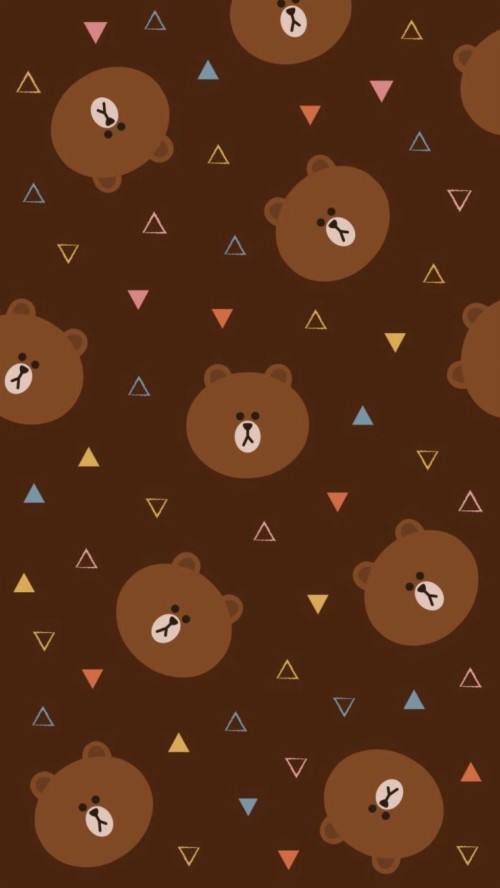 Brown Bear Wallpaper Brown Line (#2521685) - HD Wallpaper & Backgrounds ...