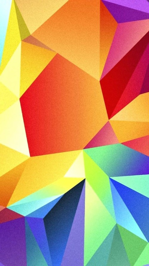 4k, Hd Wallpaper, Android, Triangle, Background, Orange, - Polygon ...