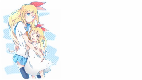 Wallpaper Kashiwazaki Sena Girl Anime Face Sandwich Anime Girl Blonde Hair Blue Eyes