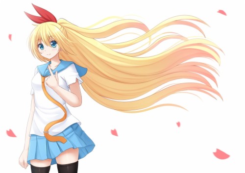 Nisekoi Wallpapers Anime Girl With Blond Hair And Red Bow