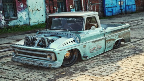 Street Machinery's 1966 Chevy C10 Pickup - Slammed 66 Chevy C10 ...