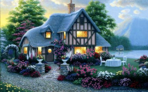 Cottage Garden Wallpaper Desktop Wallpapers Hd Free Wallpaper