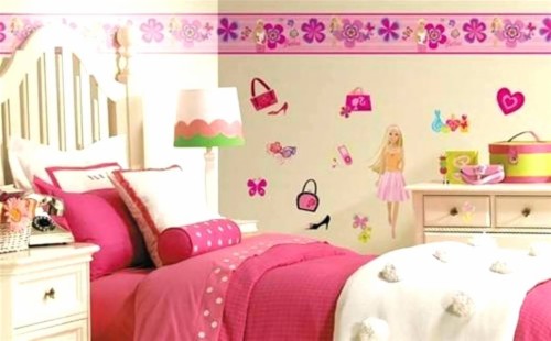 Wallpaper Borders For Girls Bedroom Pink Wall Borders