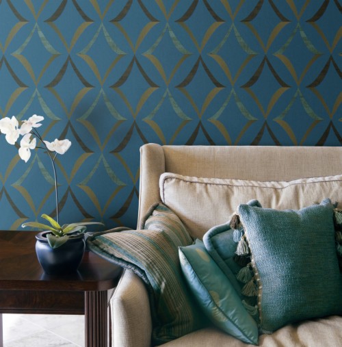 Chesapeake Sullivan Silver Ombre Vine Trail Wallpaper Papel De Parede