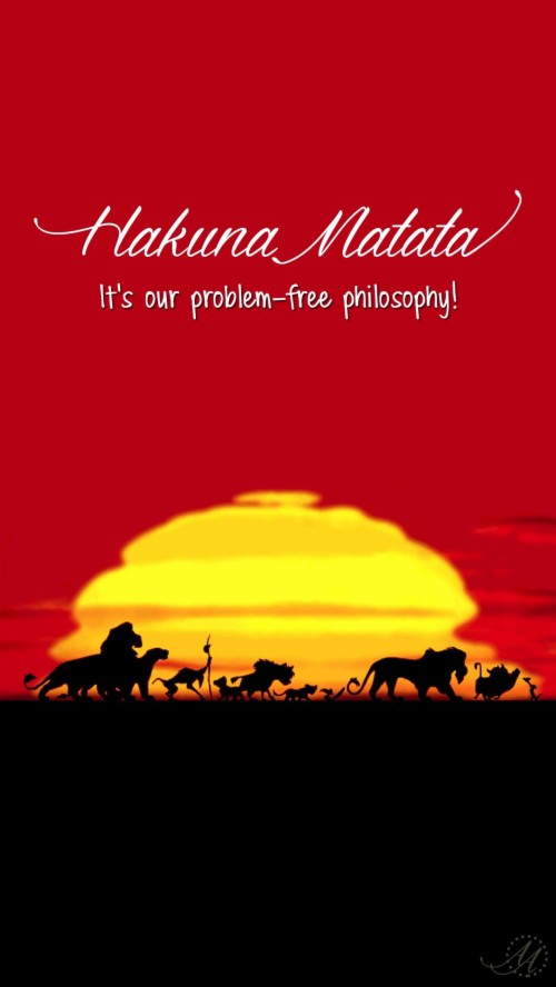 Download Hakuna Matata Wallpaper 319553 - Lion King Simba Timon And
