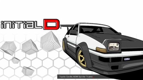 Initial D White Toyota Ae86 Digital Wallpaper Car Ae86 Initial D Phone Hd Wallpaper Backgrounds Download