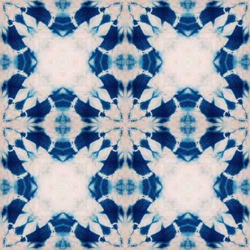 Shibori Flower Wallpaper Mindthegap - Shibori Blue Flowers (#1533284