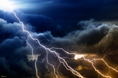 Blue Thunder Lightning Png (#2995204) - HD Wallpaper & Backgrounds Download