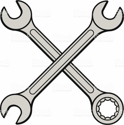 Wrench Clipart Closed End - Open End Wrench Clip Art (#1558757) - HD