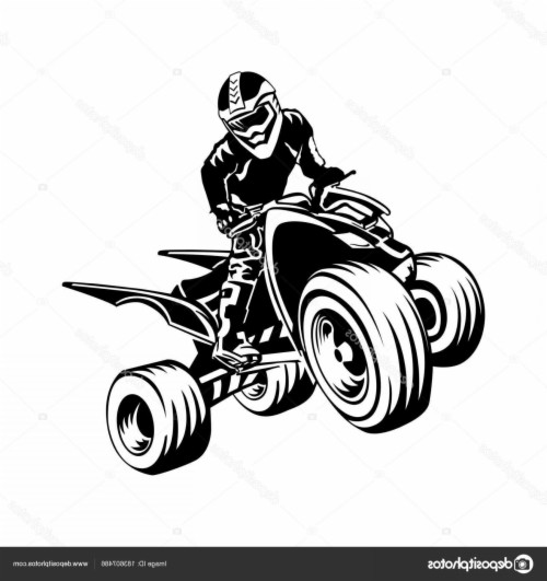 Car Logo Clipart Four Wheeler - Quad Logo Design (#1559736) - HD ...