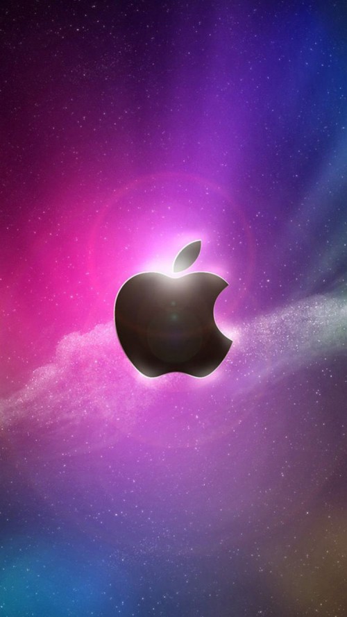 Apple Wallpapers For Iphone 6 185 Cool Apple Logo, - Apple Logo Pink ...