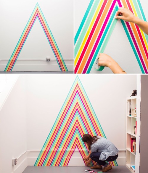 Learn How To Diy Washi Tape Wallpaper With This Tutorial Decorate