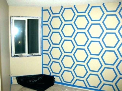 Painter's Tape Wall Designs