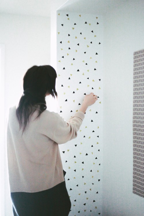 Learn How To Diy Washi Tape Wallpaper With This Tutorial Decorate