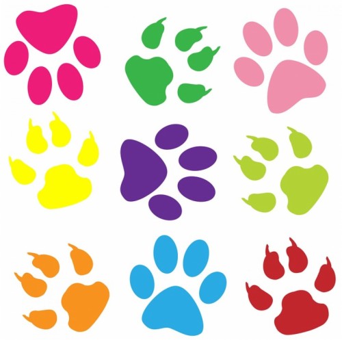 Puppy Paw Print Background Dog Bones Paw Prints - Dog Bone Background ...