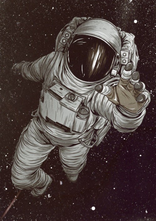 Astronaut Drawing Astronaut Tattoo Cool Art Astronaut - Cool 