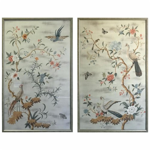 Artwork - Chinoiserie Wallpaper Panel Mural (#1761879) - HD Wallpaper ...