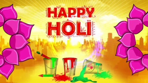 Happy Holi Animated Wallpaper Background Video Loop ...