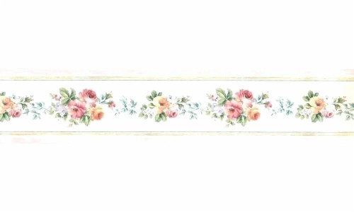 Rose Wall Border Floral Borders Red Rose Wallpaper - Borders With Roses