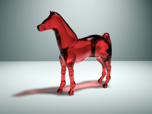 3d Glass Horse Wallpaper - Glass Horse (#1893545) - HD Wallpaper