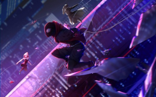 Spider Man Into The Spider Verse (#2979902) - HD Wallpaper ...