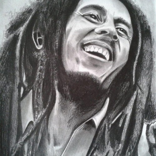 Easy Bob Marley Drawing (#1949362) - HD Wallpaper & Backgrounds Download
