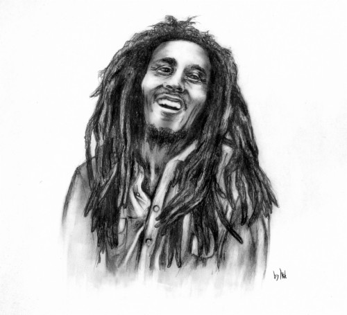 Download Bob Marley Wallpaper Black And White On Itl.cat