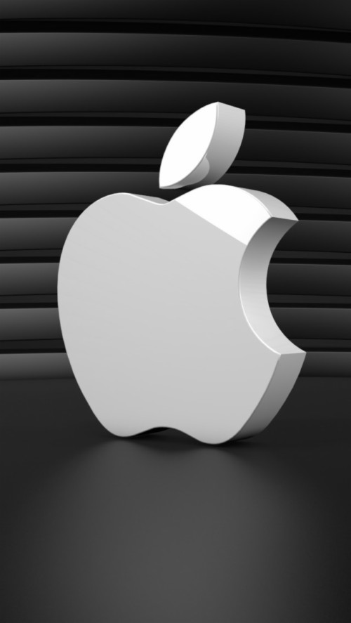 Download Wallpapers Black Apple Logo Wallpapers 3d Desktop Desktop ...