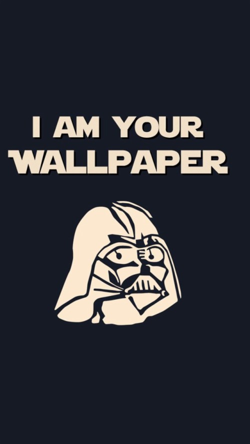 I Am Your Wallpaper Darth Vader Funny Iphone 5 Wallpaper Darth