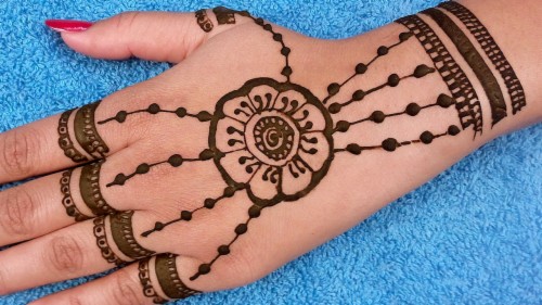 Simple And Easy Mehndi Designs - Front Simple Mehndi Design (#169393 ...